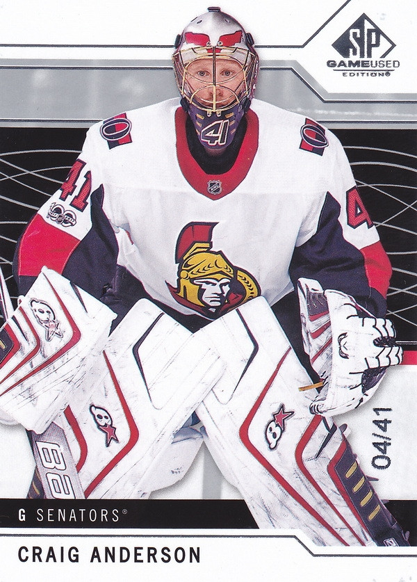Hockey card Craig Anderson