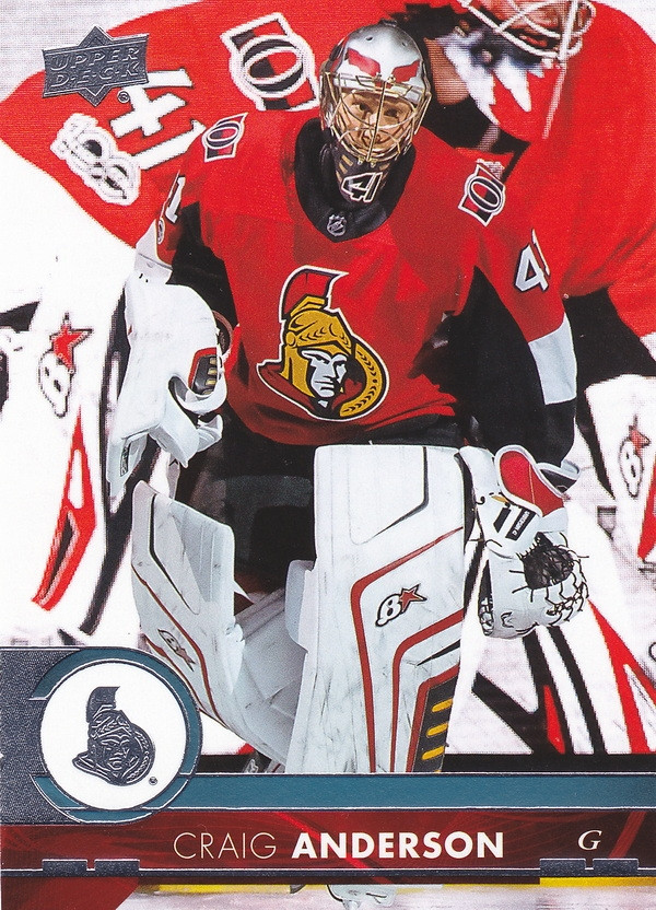 Hockey card Craig Anderson