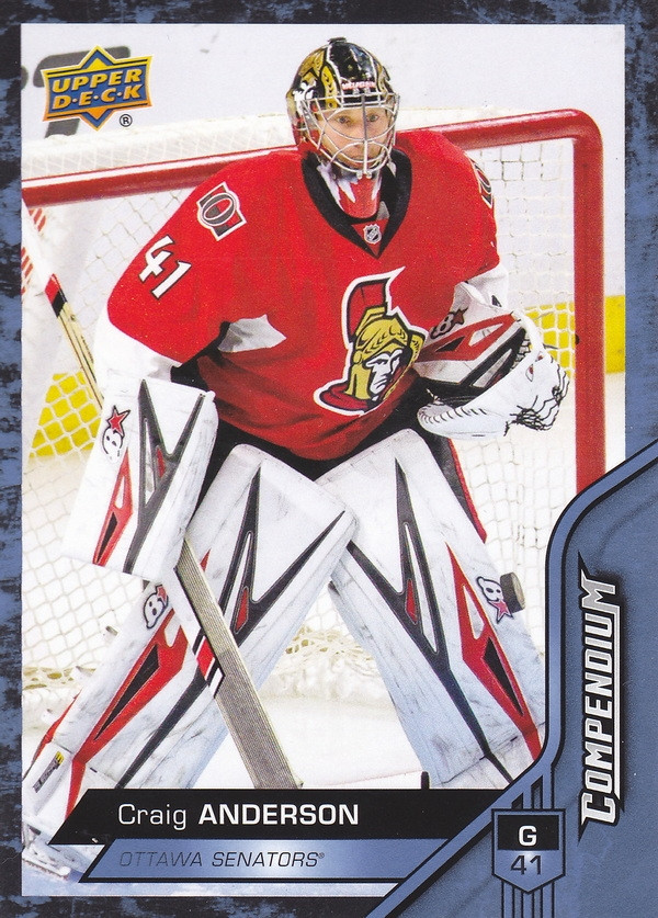 Hockey card Craig Anderson