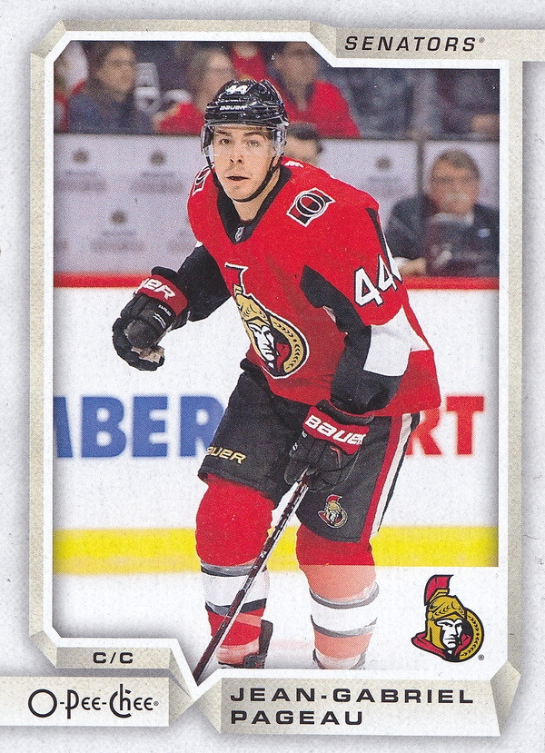 Hockey card Jean-Gabriel Pageau