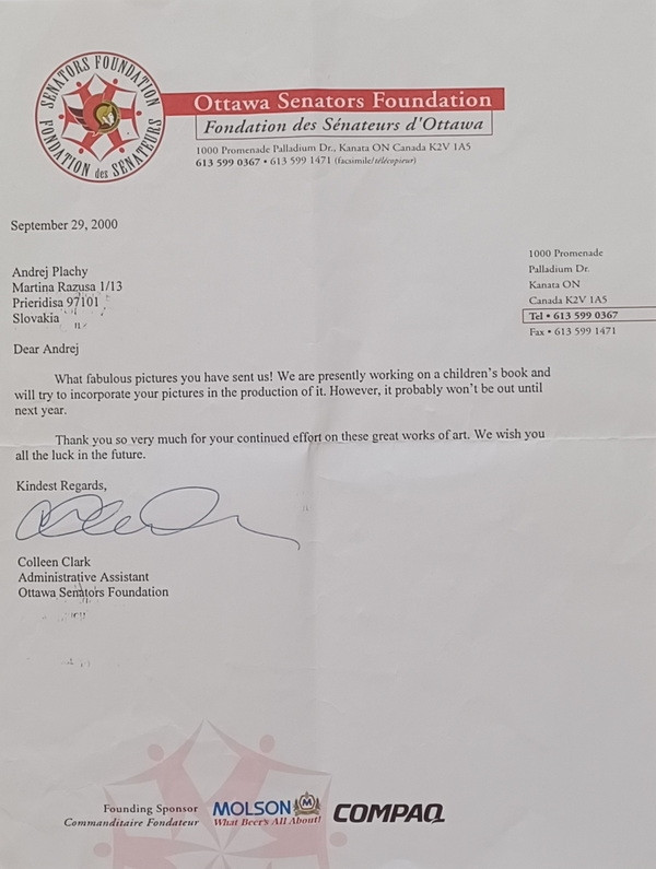 Letter from the club