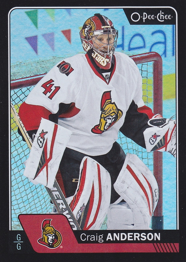 Hockey card Craig Anderson