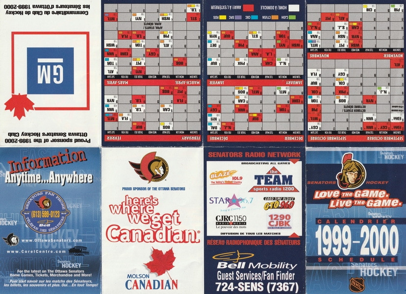 Calendrier Schedule