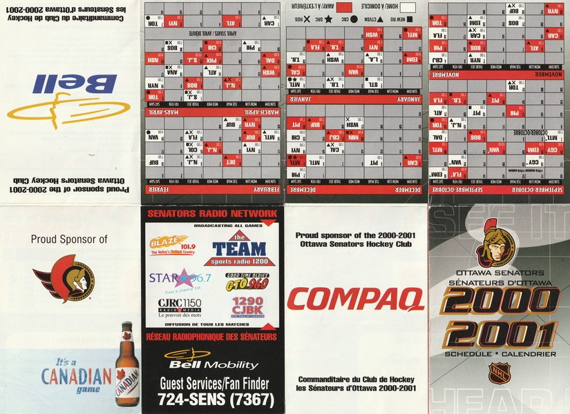 Schedule Calendrier