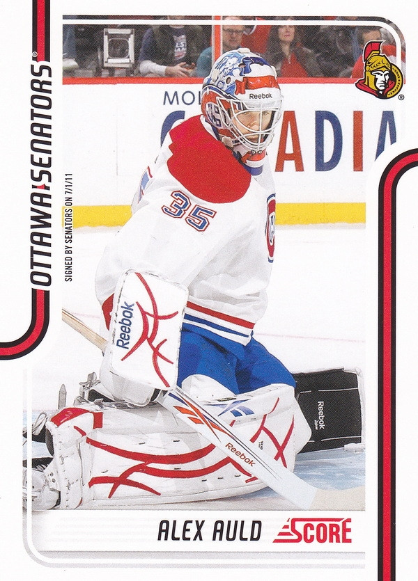 Hockey card Alex Auld