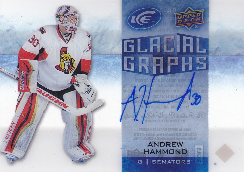 Hockey card Andrew Hammond