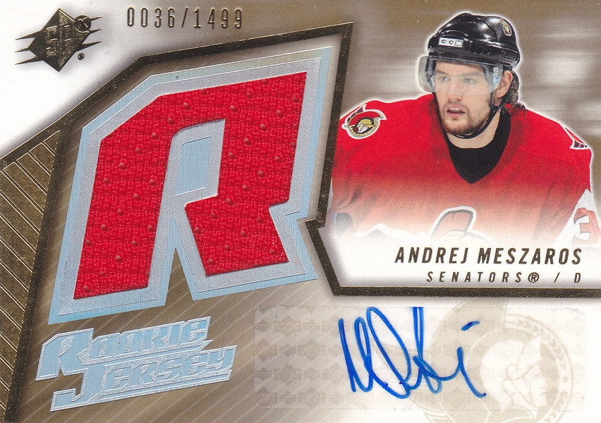 Hockey card Andrej Meszaros