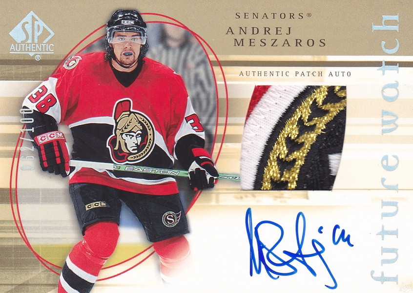 Hockey card Andrej Meszaros