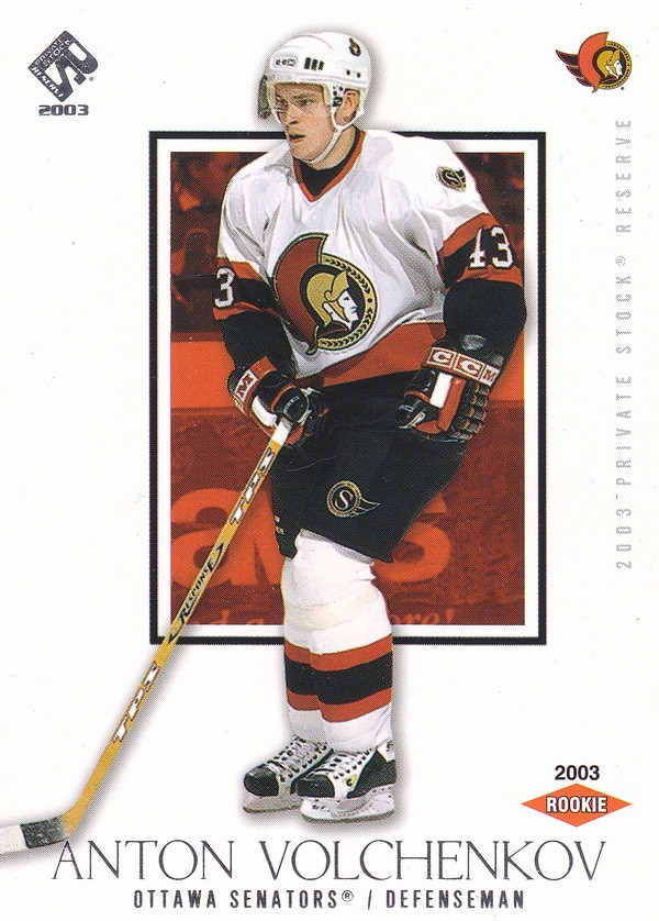 Hockey card Anton Volchenkov