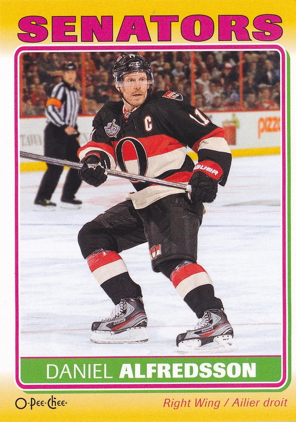 Hockey card Daniel Alfredsson