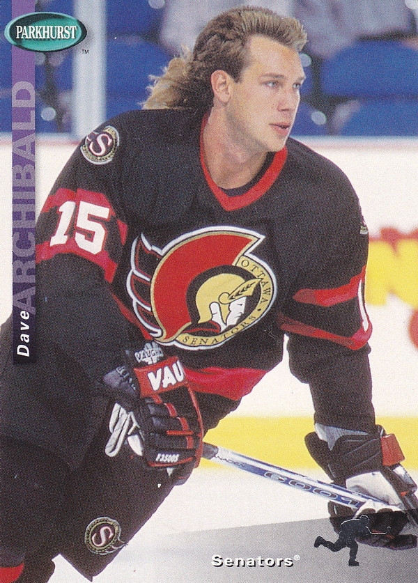 Hockey card Dave Archibald
