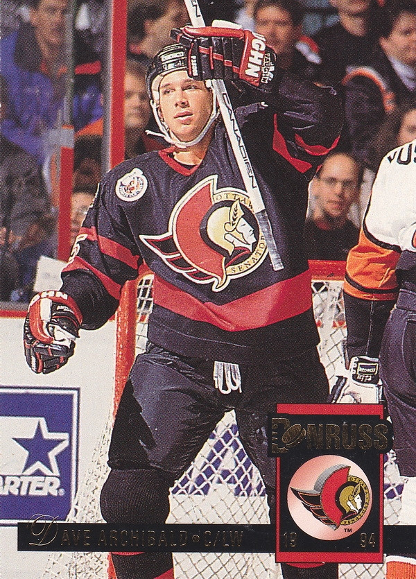 Hockey card Dave Archibald