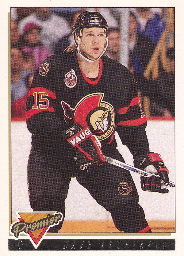 Hockey card Dave Archibald