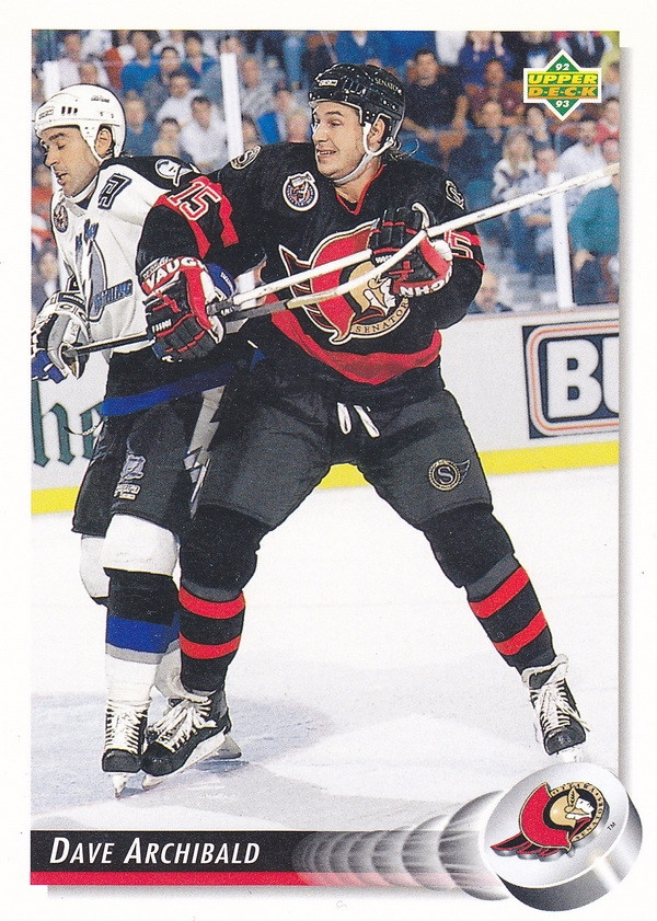Hockey card Dave Archibald