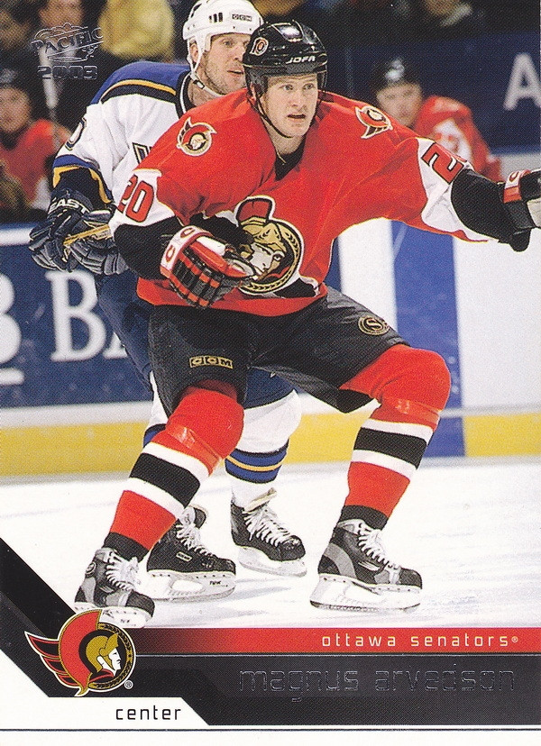 Hockey card Magnus Arvedson