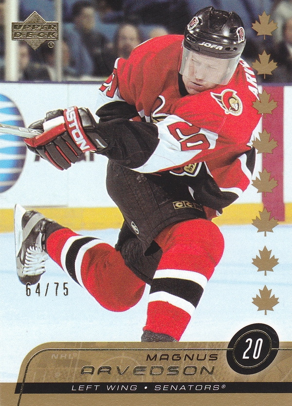 Hockey card Magnus Arvedson