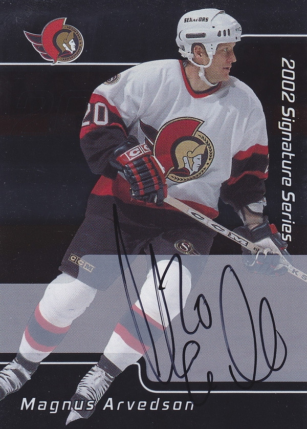 Hockey card Magnus Arvedson