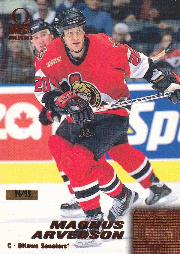 Hockey card Magnus Arvedson