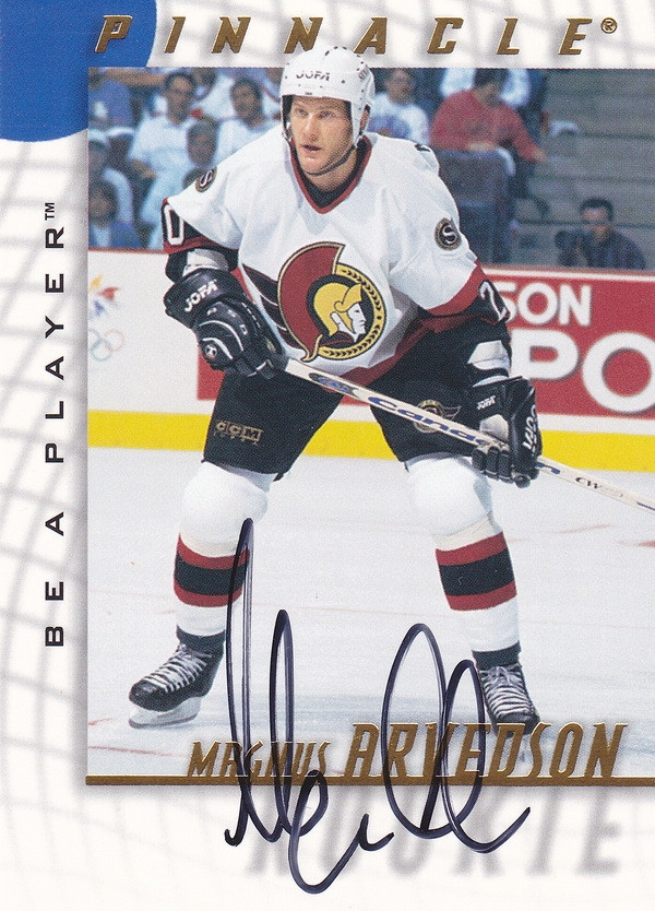 Hockey card Magnus Arvedson