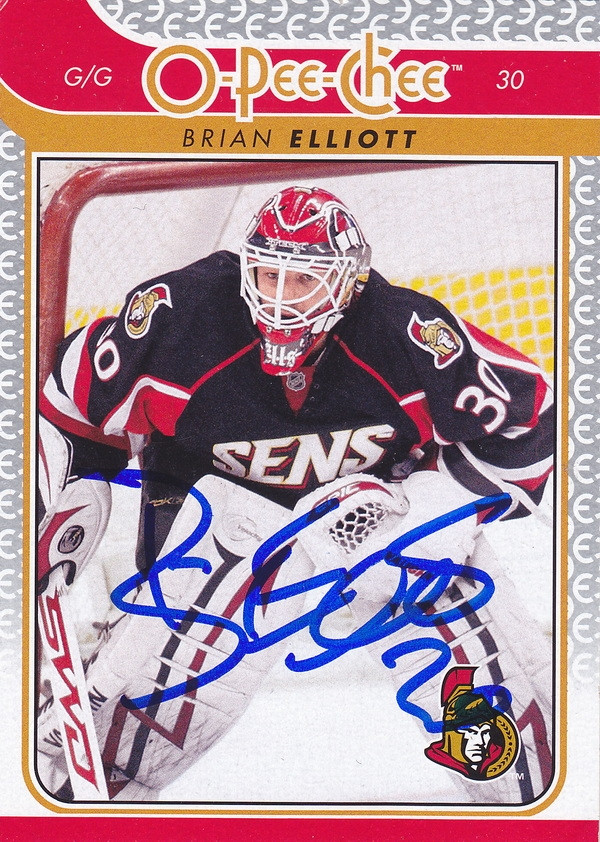 Hockey card Brian Elliott