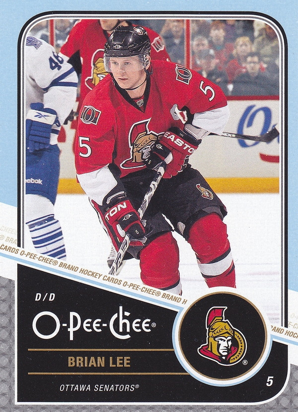 Hockey card Brian Lee