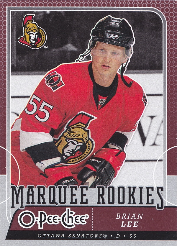 Hockey card Brian Lee