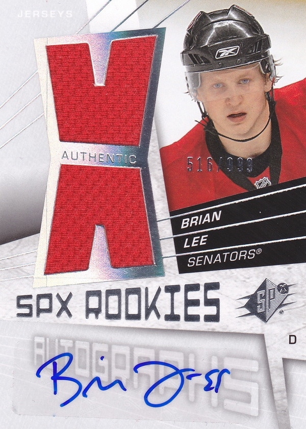 Hockey card Brian Lee