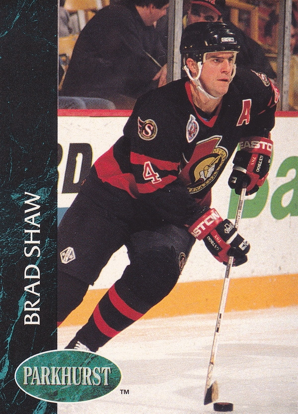 Hockey card Brad Shaw