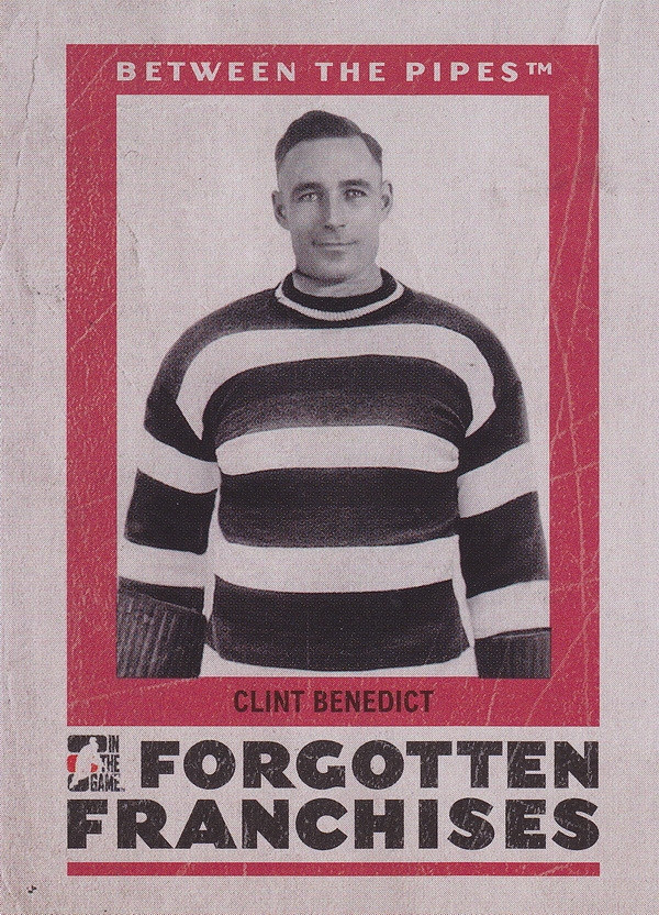 Hockey card Clint Benedict