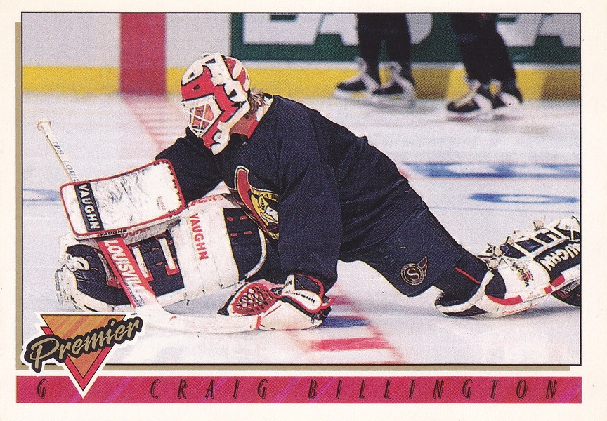 Hockey card Craig Billington
