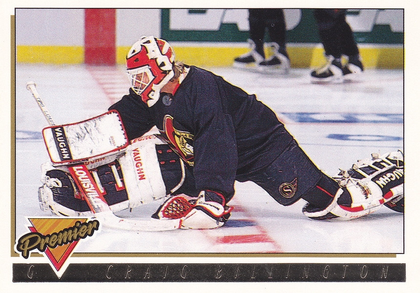 Hockey card Craig Billington