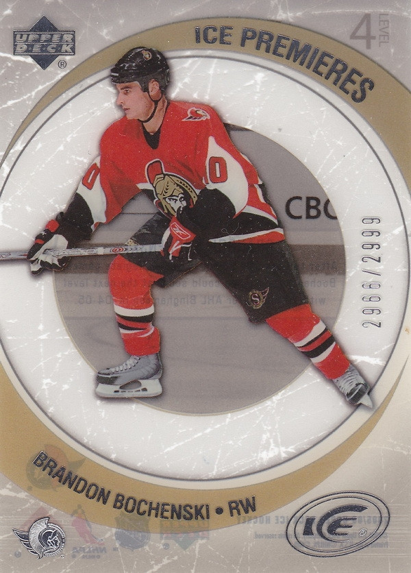 Hockey card Brandon Bochenski