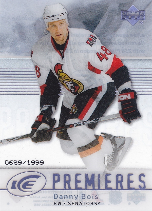 Hockey card Danny Bois