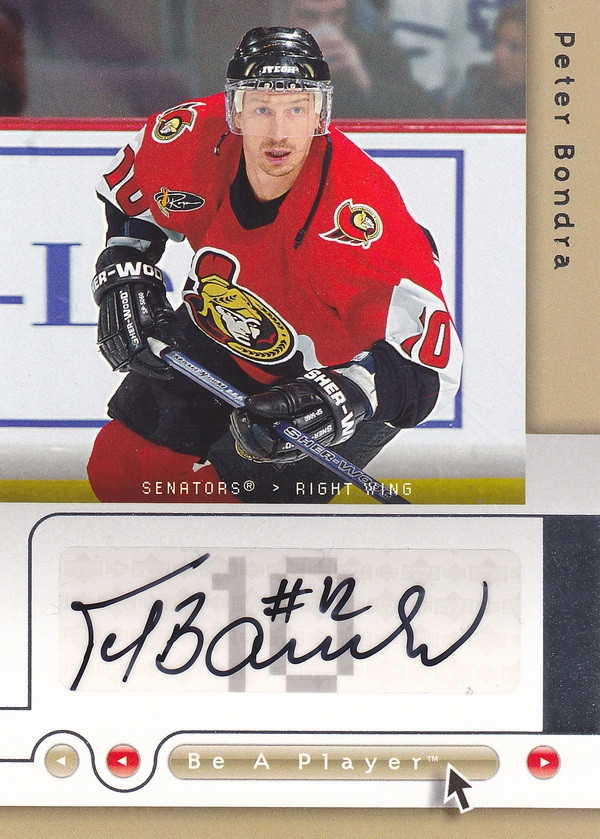 Hockey card Peter Bondra