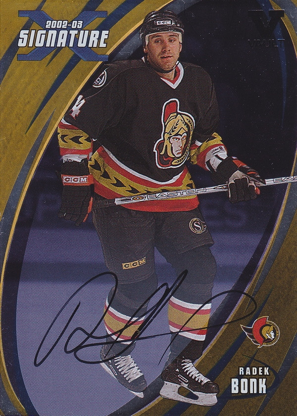 Hockey card Radek Bonk