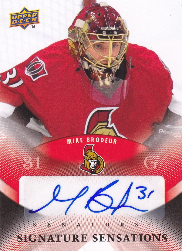 Hockey card Mike Brodeur