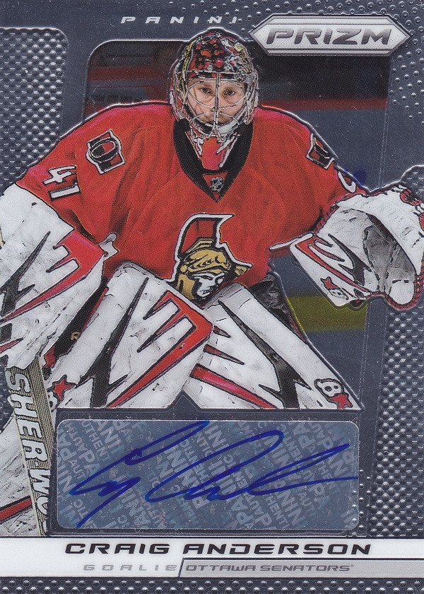 Hockey card Craig Anderson