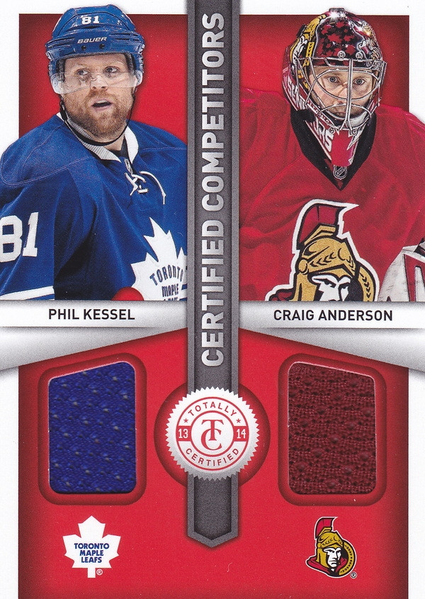 Hockey card Craig Anderson