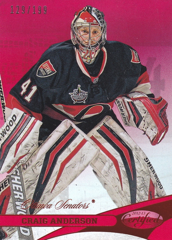 Hockey card Craig Anderson