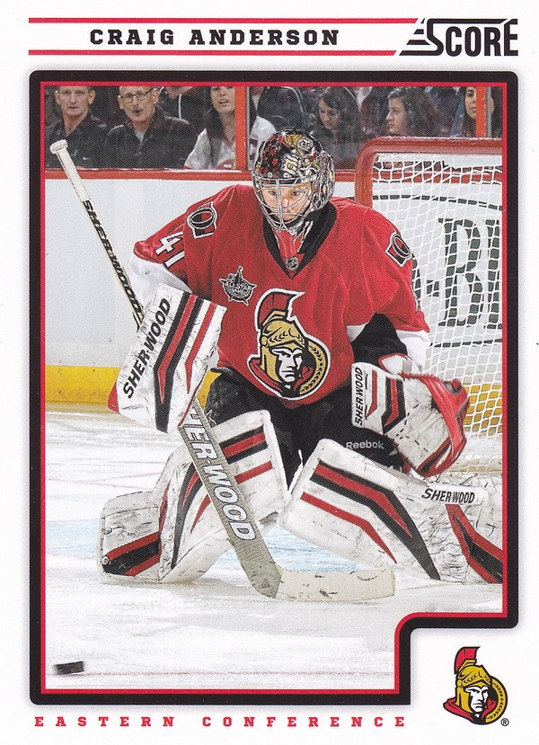 Hockey card Craig Anderson