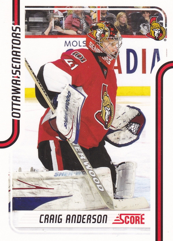 Hockey card Craig Anderson