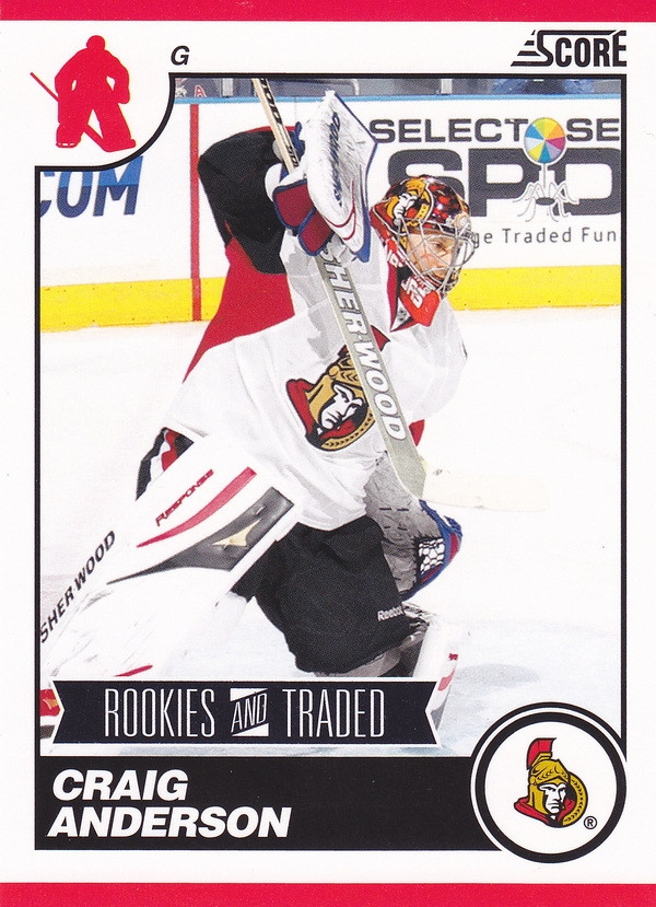 Hockey card Craig Anderson