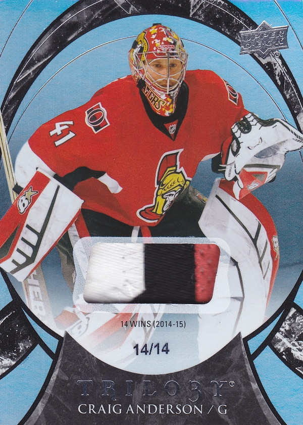 Hockey card Craig Anderson