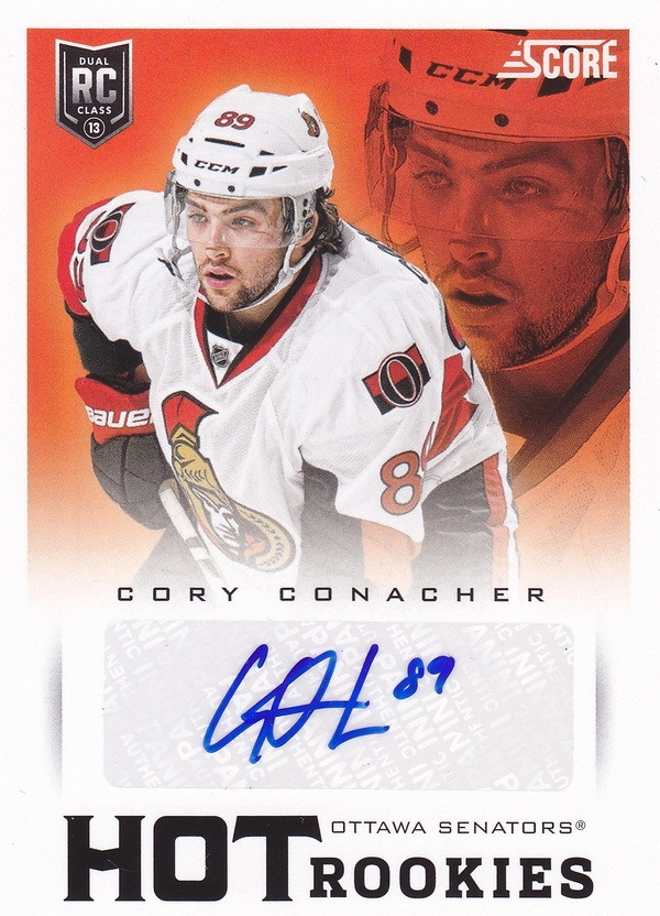 Hockey card Cory Conacher