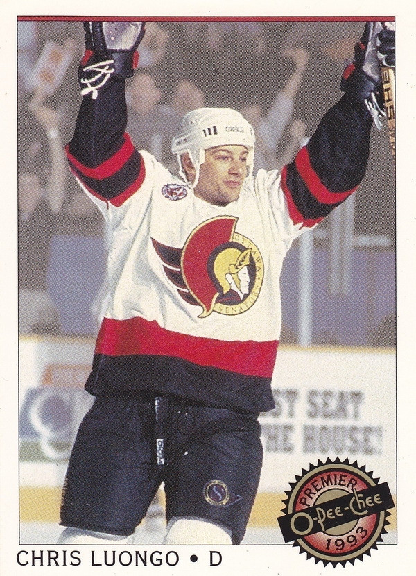 Hockey card Chris Luongo