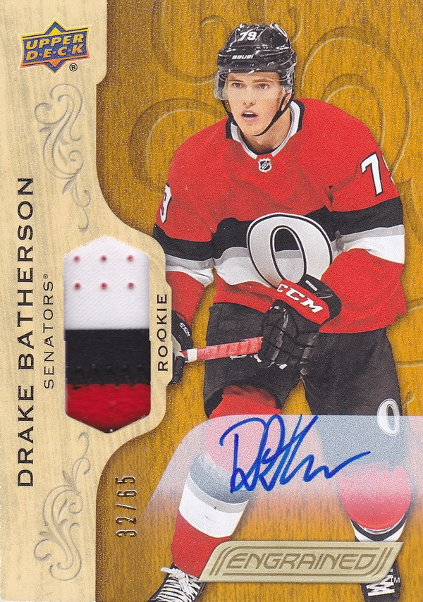 Hockey card Drake Batherson 