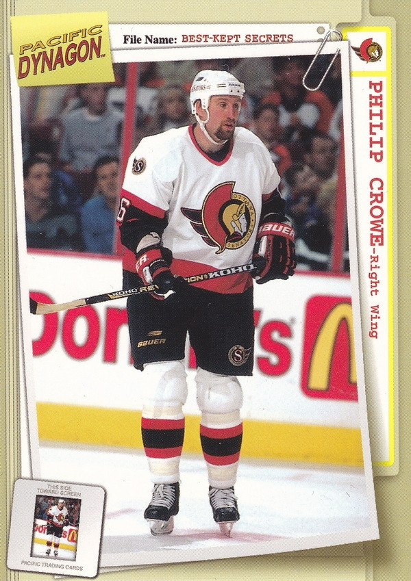 Hockey card Phil Crowe