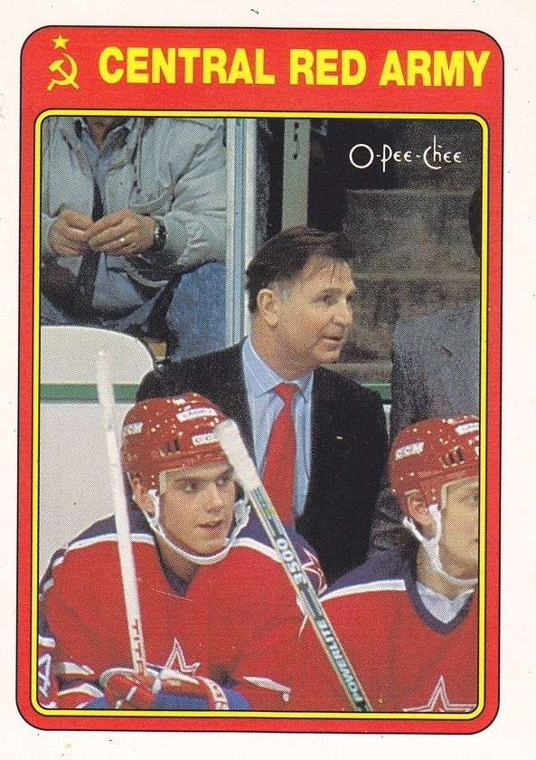 Hockey card Viktor Tikhonov