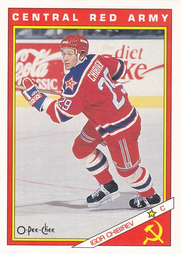 Hockey card Igor Chibirev
