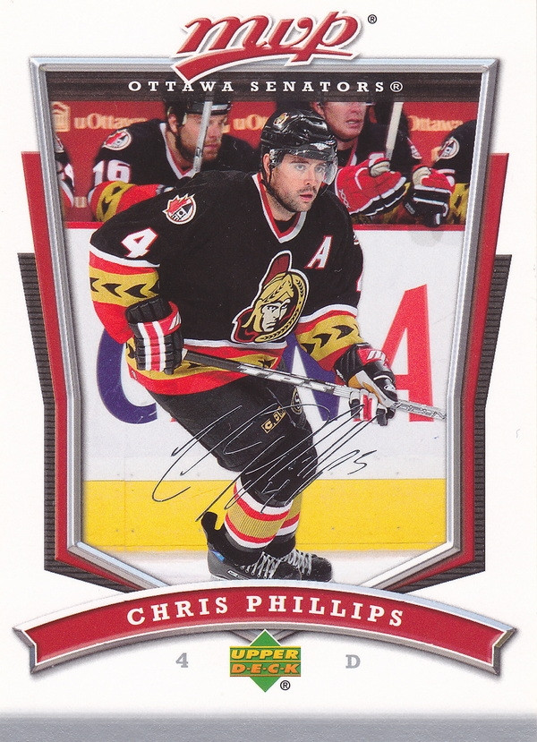 Hockey card Chris Phillips